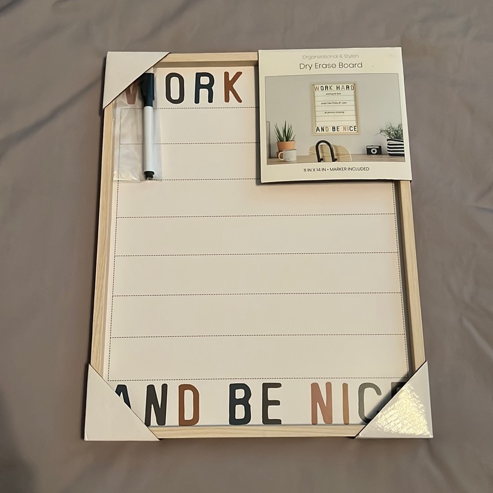 Dry erase board NWT